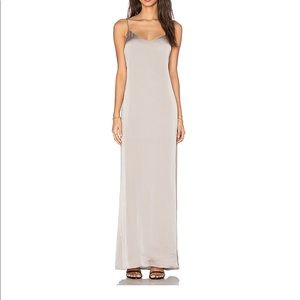 Show me Your Mumu Silver Maxi Dress